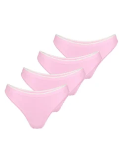 sloggi Damen Tanga - 4er Pack GO Sense in rosa
