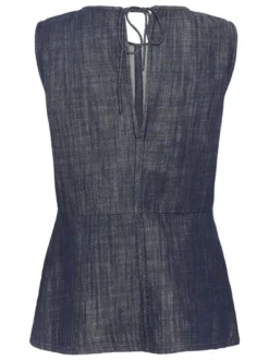 Soaked in Luxury Damen Blusentop SLLufira in blau