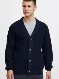 Solid Herren Cardigan - SDGore in blau