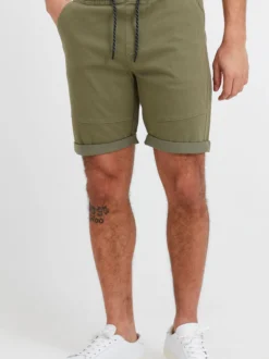 Solid Herren Chinoshorts - SDHenk in oliv