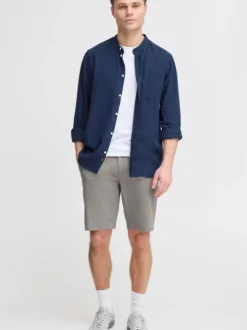 Solid Herren Chinoshorts - SDKarlo in grau