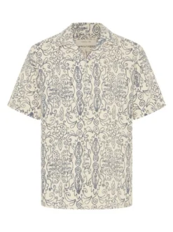 Solid Herren Leinenhemd - SDUtkolt in beige
