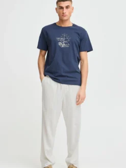 Solid Herren Leinenhose - SDAlann in weiß