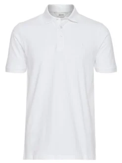 Solid Herren Poloshirt - SDAthen in weiß