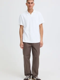Solid Herren Poloshirt - SDBetova in weiß