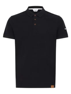 Solid Herren Poloshirt - SDTripPolo in schwarz
