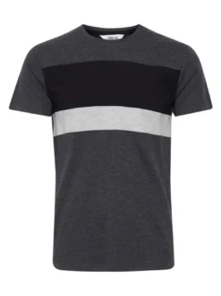 Solid Herren Rundhalsshirt - SDSascha in grau