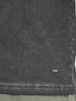 Solid Herren Rundhalsshirt - SDTihn in schwarz