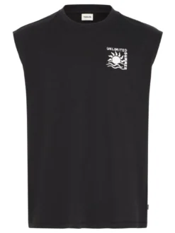 Solid Herren Rundhalsshirt - SDOlav in schwarz