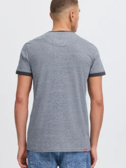 Solid Herren Rundhalsshirt - SDBennTee in blau