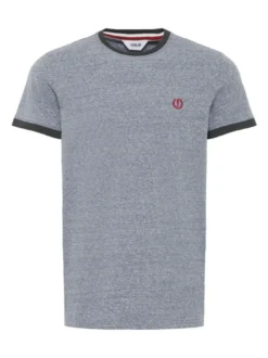 Solid Herren Rundhalsshirt - SDBennTee in blau