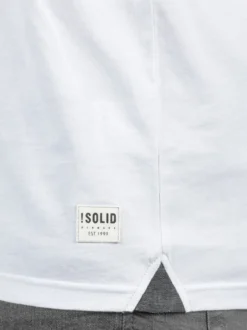 Solid Herren Rundhalsshirt - SDMalte in grau