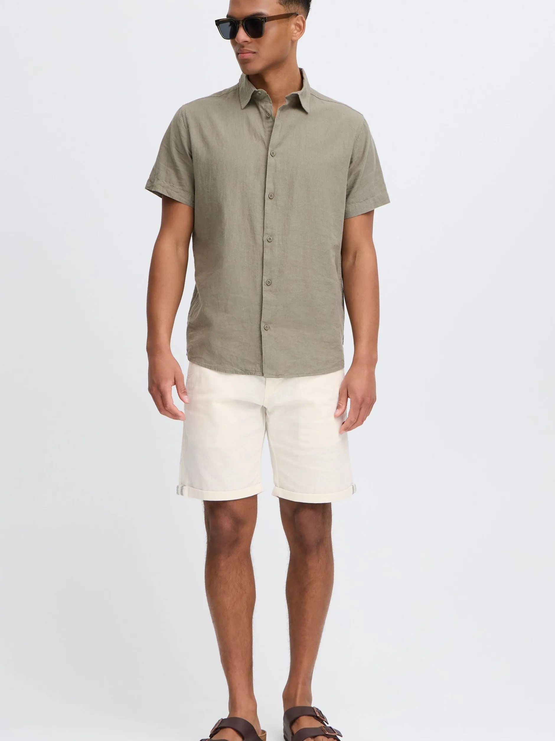 Solid Herren Shorts - SDLoras in weiß