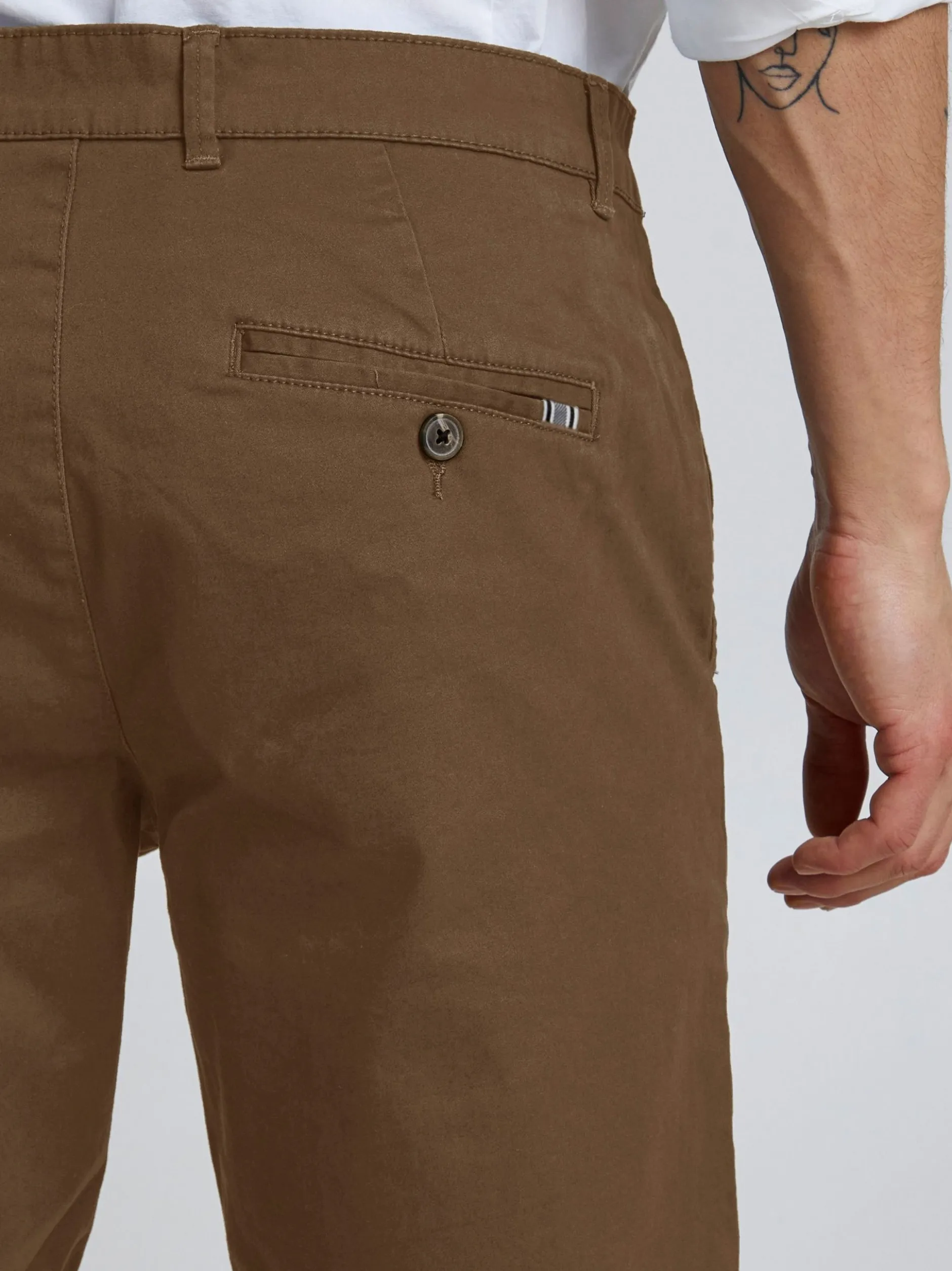 Solid Herren Shorts - SDRockcliffe in braun