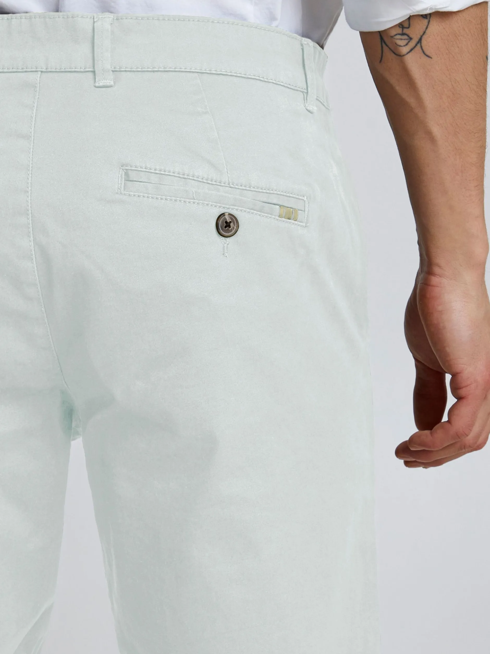 Solid Herren Shorts - SDRockcliffe in weiß