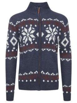 Solid Herren Strickjacke - SDNoran in blau