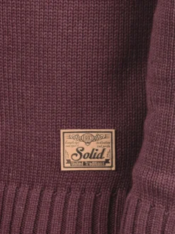 Solid Herren Strickjacke - SDPoul in rot
