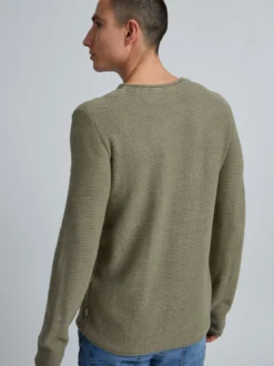 Solid Herren Strickpullover - SDJarah in grün