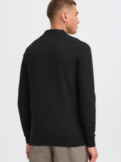 Solid Herren Strickpullover - SDAkel in schwarz