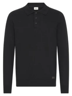 Solid Herren Strickpullover - SDAkel in schwarz