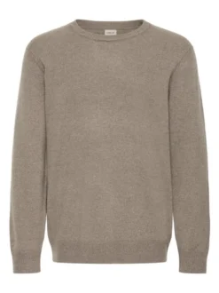 Solid Herren Strickpullover - SDRick in braun