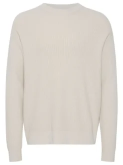Solid Herren Strickpullover - SDHami in beige