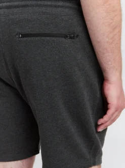 Solid Herren Sweatshorts - SDTaras Big & Tall in grau