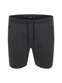 Solid Herren Sweatshorts - SDTaras Big & Tall in grau