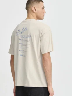 Solid Herren T-Shirt - SDOrrick in beige