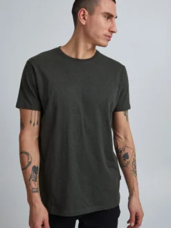Solid Herren T-Shirt - SDRock in grau