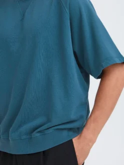Solid Herren T-Shirt - SDSlater in petrol