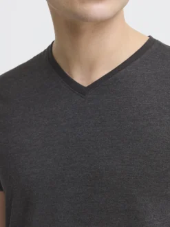 Solid Herren V-Shirt - SDBedo in grau