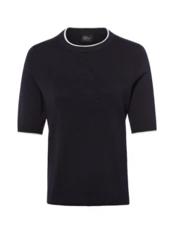 s.Oliver BLACK LABEL Damen Strickpullover in marine