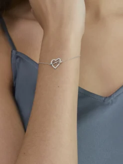 s.Oliver Damen Armband - Infinity Heart in silber