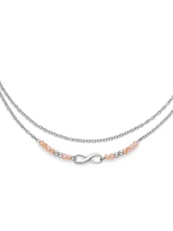 s.Oliver Damen Armband - Infinity Beads in mehrfarbig