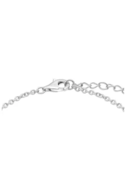s.Oliver Damen Armband - Striped Heart in silber