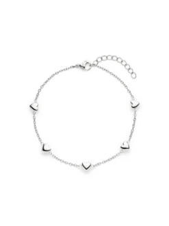 s.Oliver Damen Armband - Tiny Hearts in silber