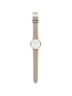 s.Oliver Damen Armbanduhr - Modern Basics in braun