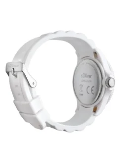 s.Oliver Damen Armbanduhr - Small Color in weiß