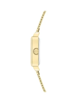 s.Oliver Damen Armbanduhr - Square Time in gold