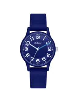 s.Oliver Damen Armbanduhr - Urban Color in blau
