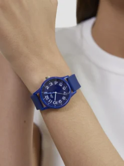 s.Oliver Damen Armbanduhr - Urban Color in blau