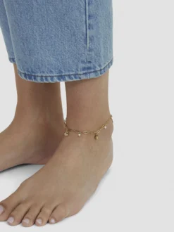 s.Oliver Damen Fußkette - Summer Charms in gold