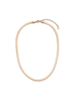 s.Oliver Damen Halskette - Sleek in roségold