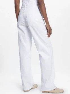 s.Oliver Damen Jeans - Suri in weiß - Länge: lang