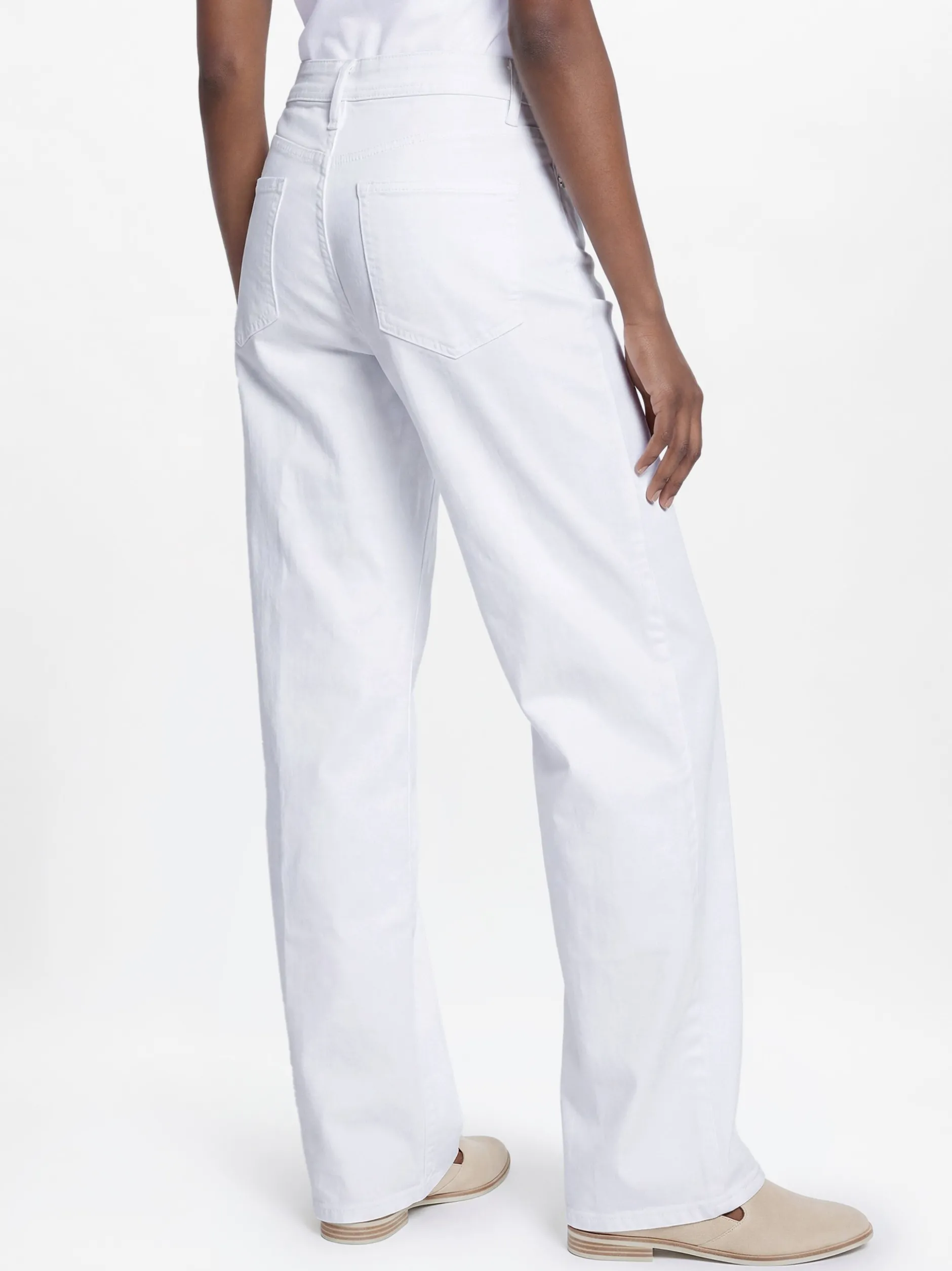 s.Oliver Damen Jeans - Suri in weiß - Länge: lang