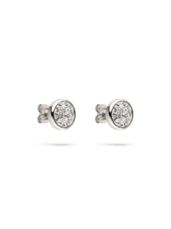 s.Oliver Damen Ohrstecker - Crystal Rock in silber