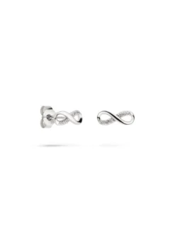 s.Oliver Damen Ohrstecker - Infinity in silber