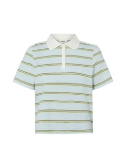s.Oliver Damen Poloshirt in hellblau oliv