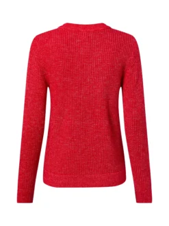 s.Oliver Damen Strickpullover mit Wollanteil in rot